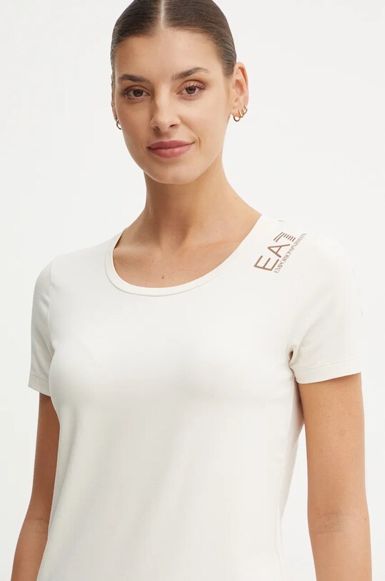 Oblečení Tričko EA7 Emporio Armani TJFKZ.8NTT50.1120 béžová