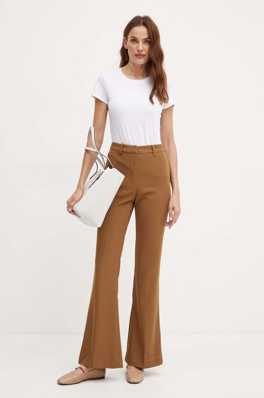 Хлопковая футболка Armani Exchange 6DYT51.YJG3Z белый NC24