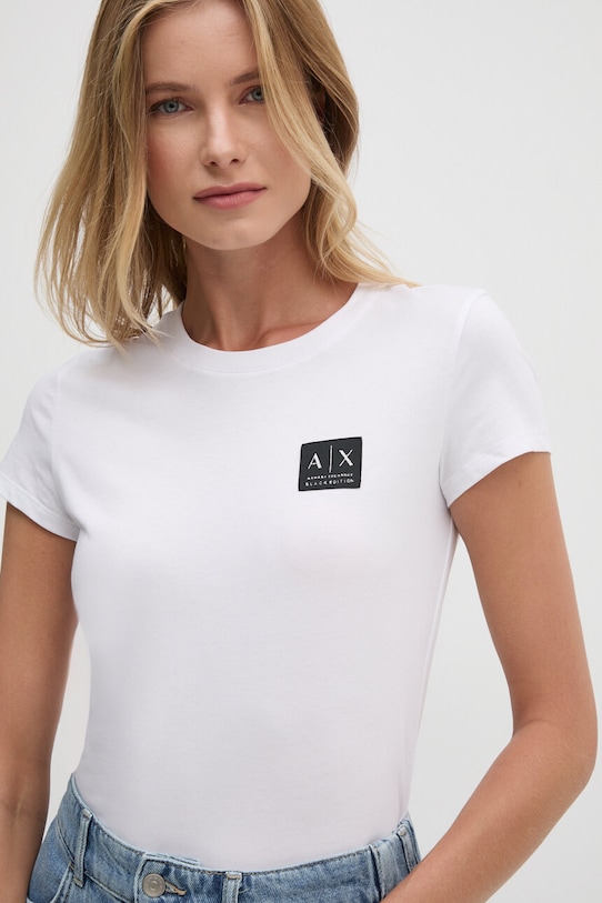 Armani Exchange t-shirt bawełniany regular biały XW000062.AF10359