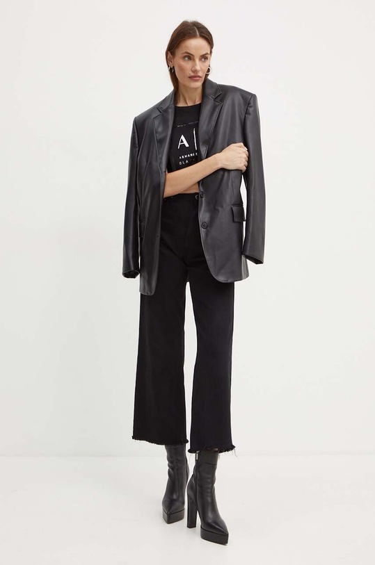 Armani Exchange t-shirt bawełniany XW000063.AF10359 czarny AW24