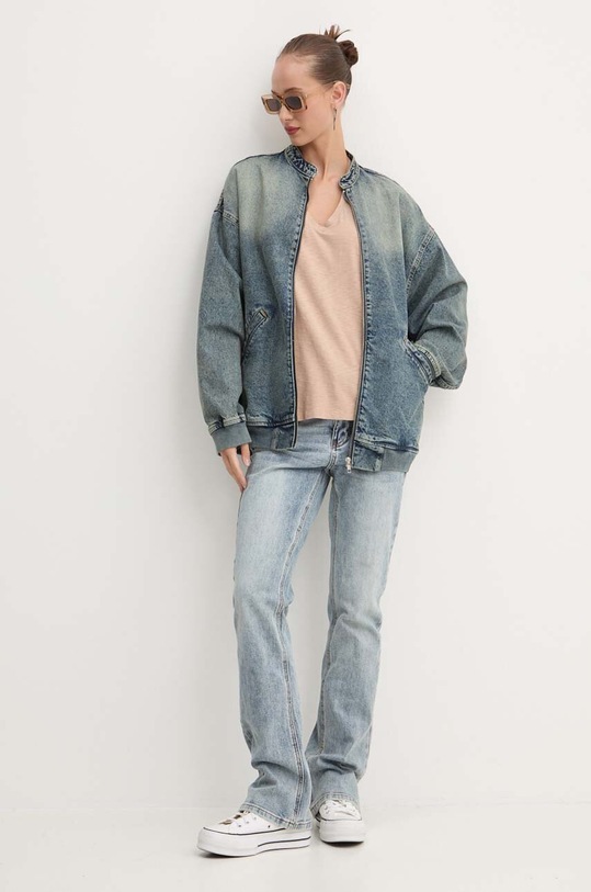 Superdry tricou W1011181A.1PT bej SS25