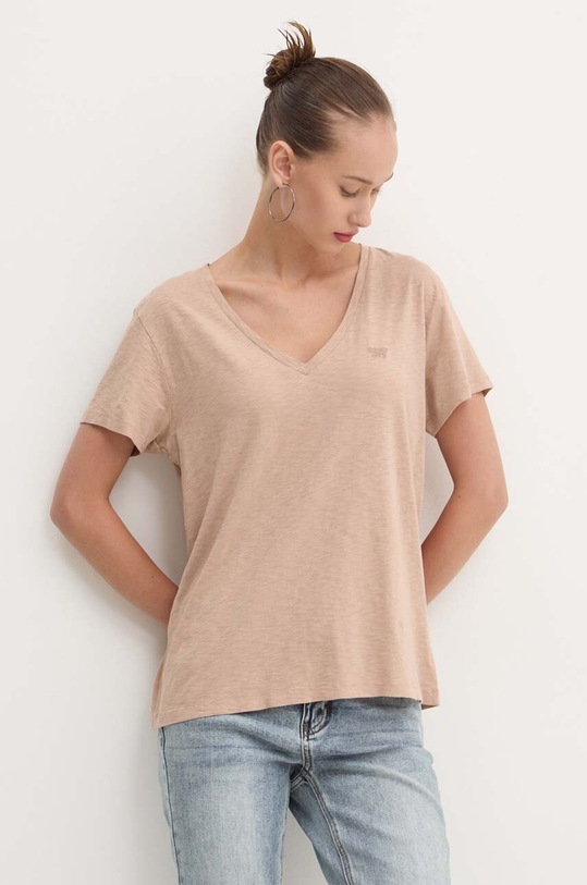 Superdry tricou bej W1011181A.1PT