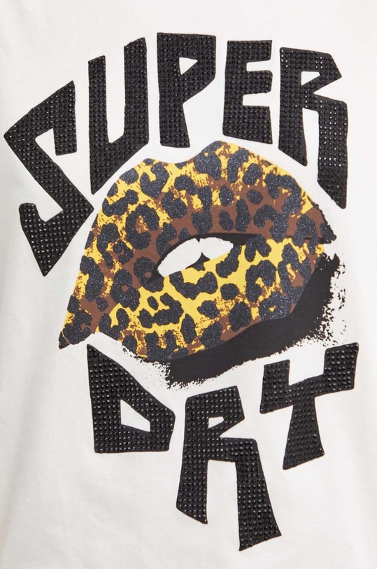 Хлопковая футболка Superdry W1011498A.71D белый