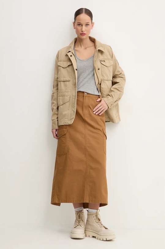 Tričko Superdry W1011596A.SFP stříbrná AW24