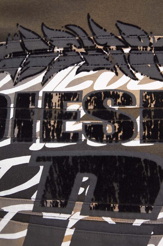 Bavlnené tričko Diesel T-UNCUTIE-STRIPE A14282.0NMAU viacfarebná