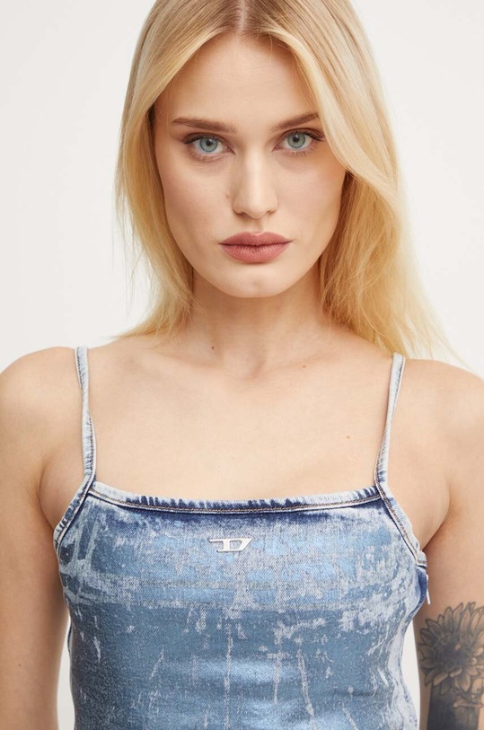 Diesel top jeansowy DE-ILA-S niebieski A14991.0AJEU