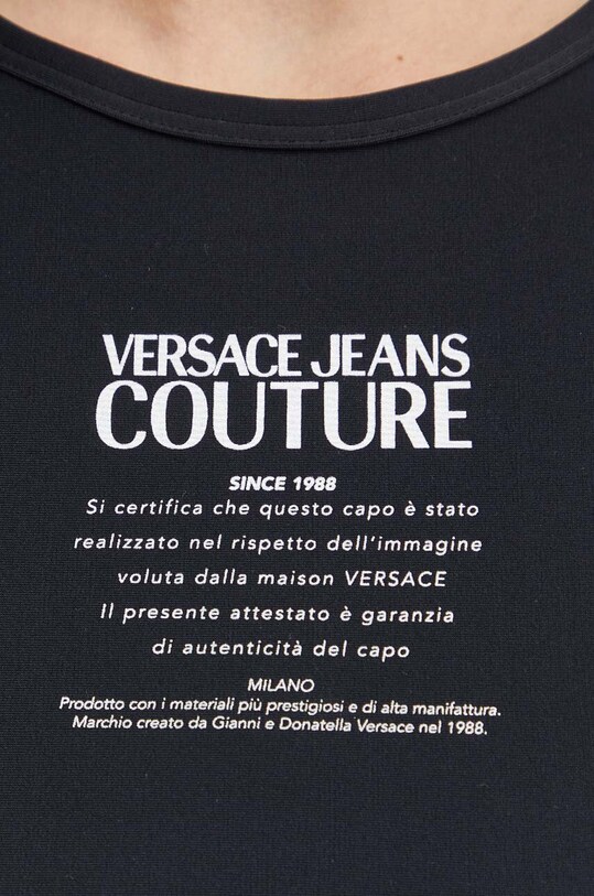 Versace Jeans Couture tricou 77HAH602.J0148 negru