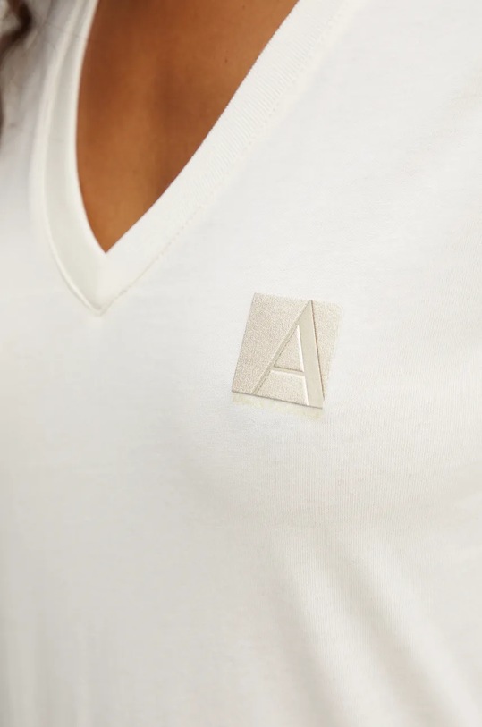 Armani Exchange tricou din bumbac 6DYT23.YJ3RZ bej