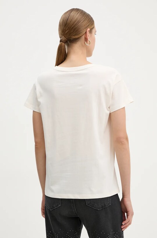 Odjeća Pamučna majica Armani Exchange 6DYT24.YJ3RZ bež