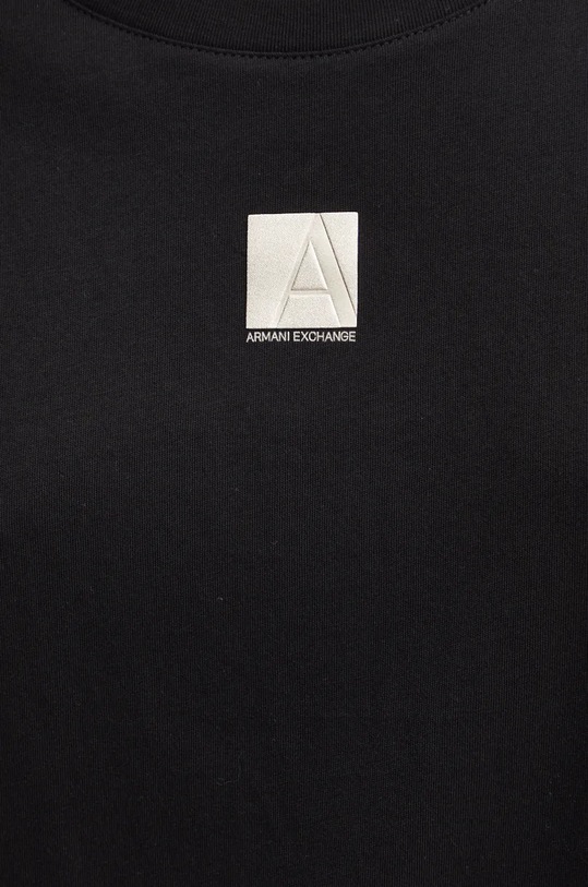 Armani Exchange tricou din bumbac 6DYT24.YJ3RZ negru