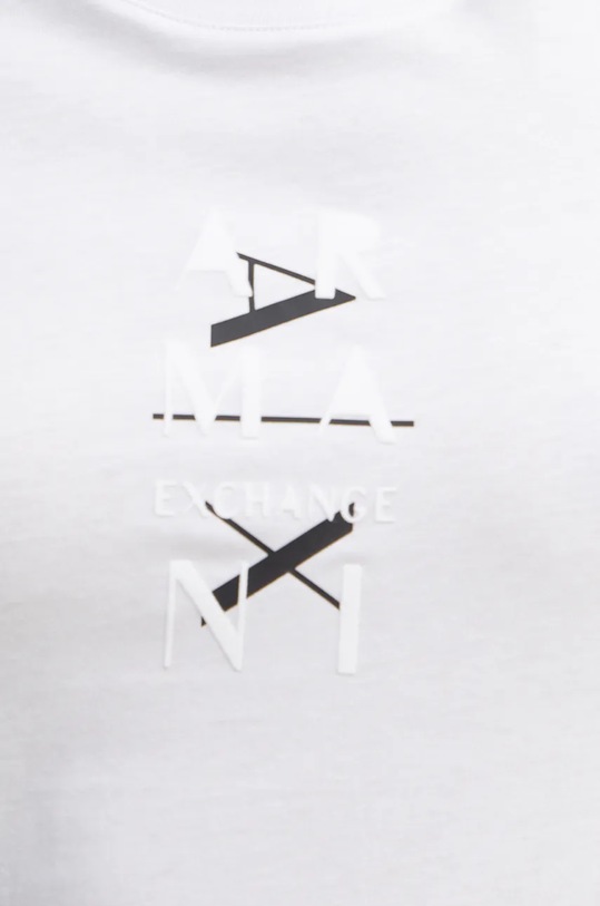Бавовняна футболка Armani Exchange 6DYT26.YJ3RZ білий