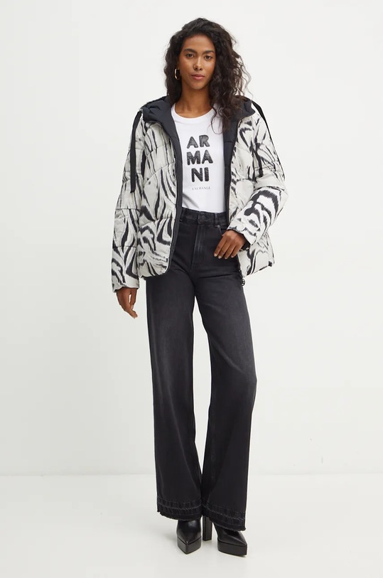 Armani Exchange tricou din bumbac 6DYT39.YJ3RZ alb NC24