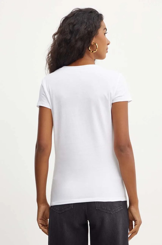 Îmbrăcăminte Armani Exchange tricou din bumbac 6DYT39.YJ3RZ alb