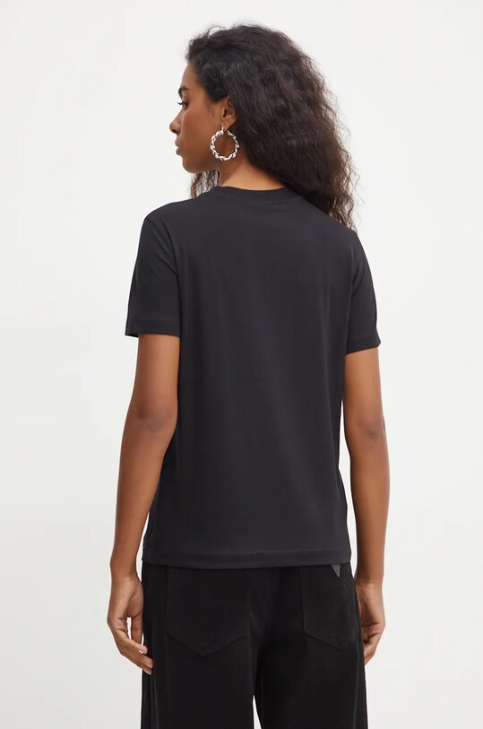 Одяг Бавовняна футболка Versace Jeans Couture 77HAHC02.CJ01C чорний