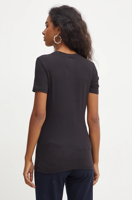 Odzież Versace Jeans Couture t-shirt 77HAHG04.CJ02G czarny