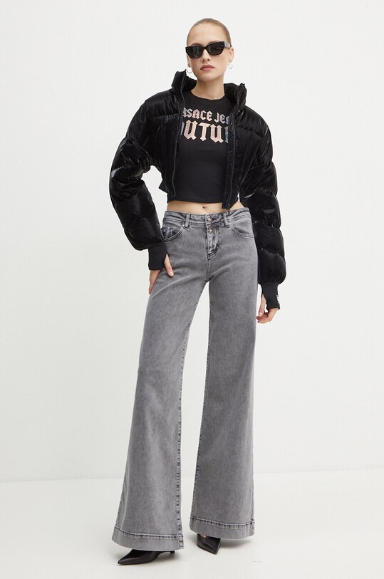 Versace Jeans Couture tricou 77HAHL00.CJ02L negru AW24
