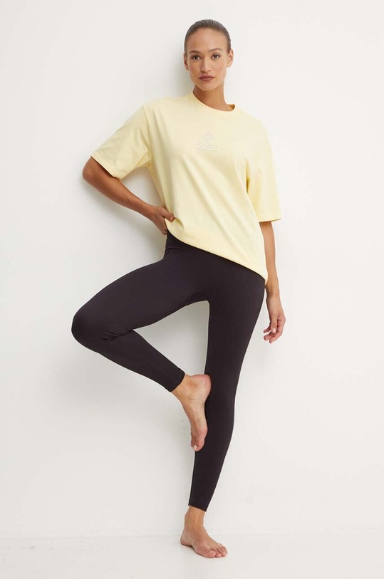 adidas Performance t-shirt Yoga IW0129 żółty AW24