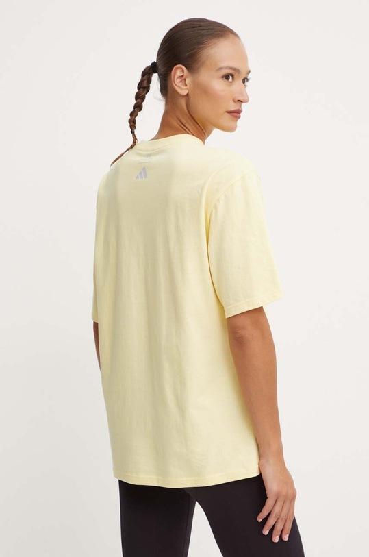 Odzież adidas Performance t-shirt Yoga IW0129 żółty