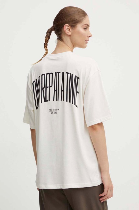 Odzież adidas Performance t-shirt treningowy Strength IW0136 beżowy