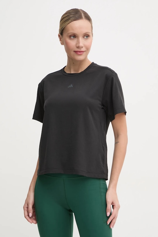 Kratka majica za vadbo adidas Performance Strength Brez vzorca črna IW1497