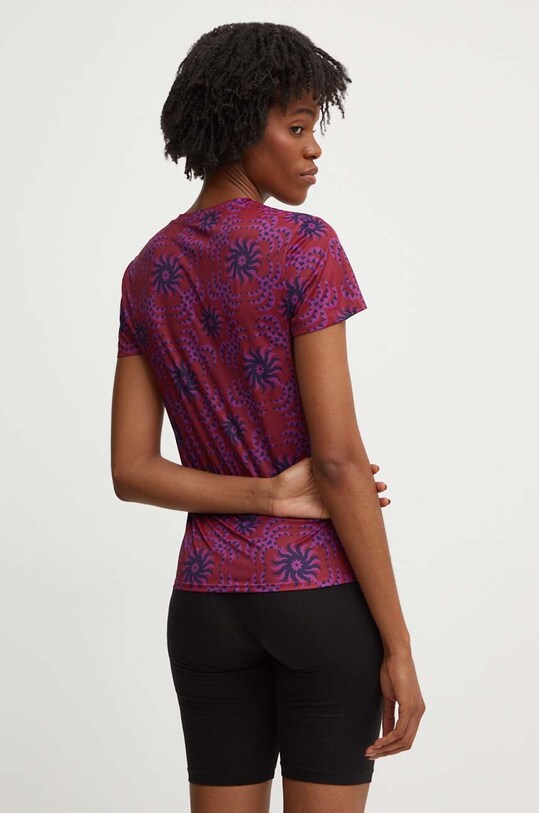 Odzież adidas Performance t-shirt treningowy x FARM Rio IX6985 bordowy