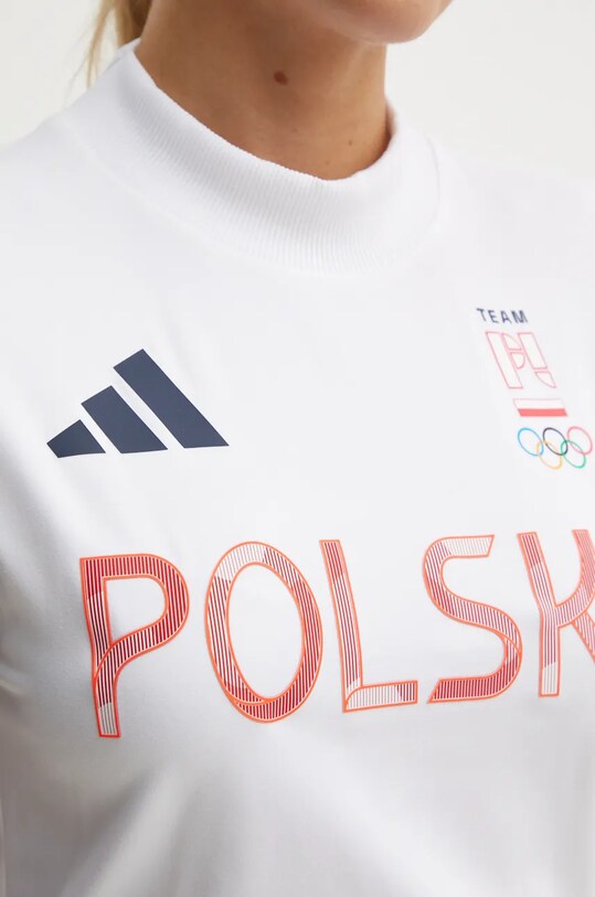 adidas Performance t-shirt treningowy Olympic JF6670 biały