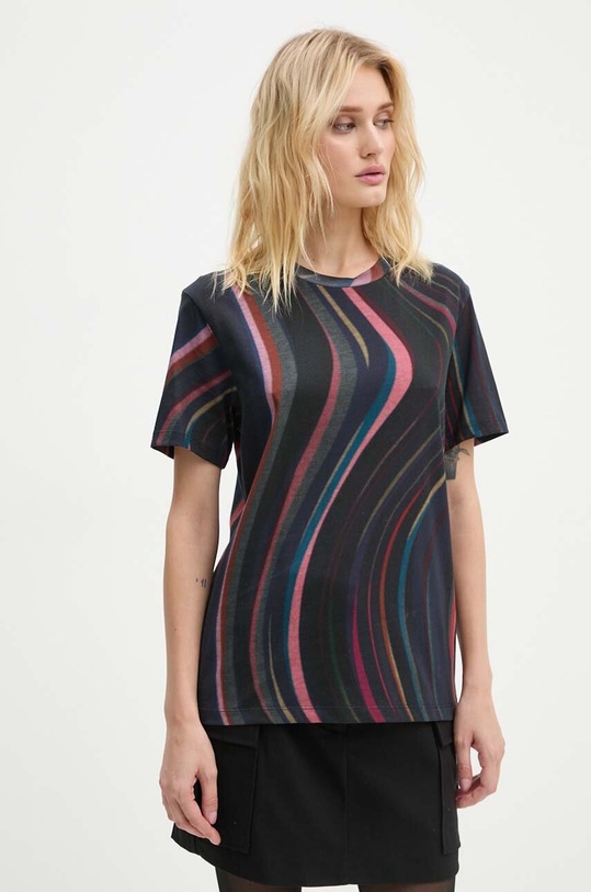 Bavlnené tričko PS Paul Smith regular čierna W2R.232V.NP4787