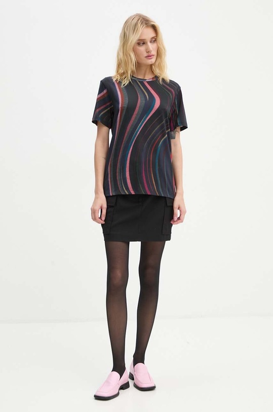 Bavlnené tričko PS Paul Smith W2R.232V.NP4787 čierna AW24