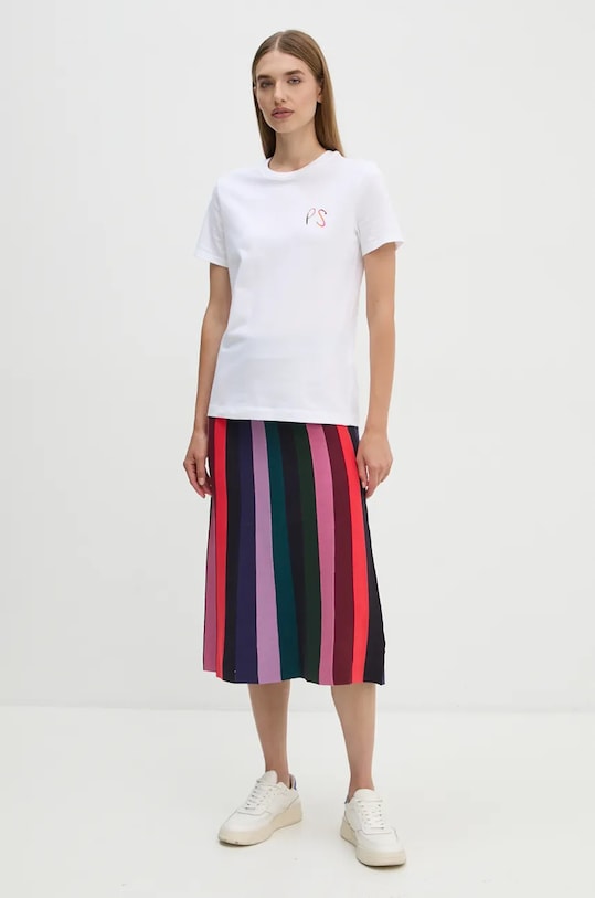 PS Paul Smith tricou W2R.G799.NP4842 alb AW24