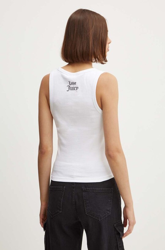 Odzież Juicy Couture top CHOOSE JUICY VEST JCGLV224005.117 biały