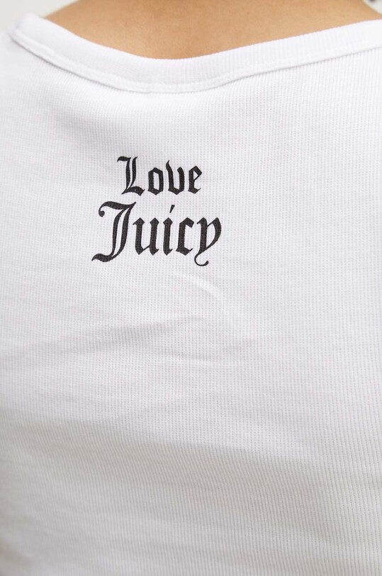 Top Juicy Couture CHOOSE JUICY VEST bílá JCGLV224005.117