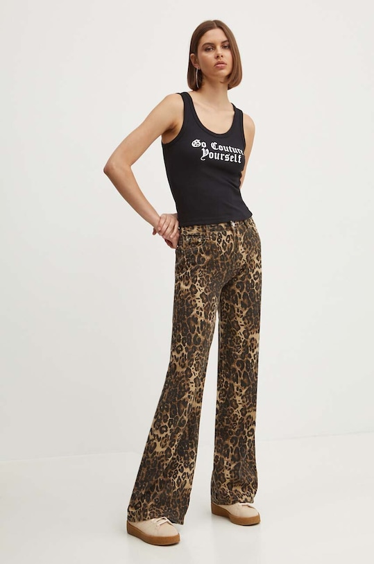 Juicy Couture top GO COUTURE VEST JCGLV224015.101 czarny AW24