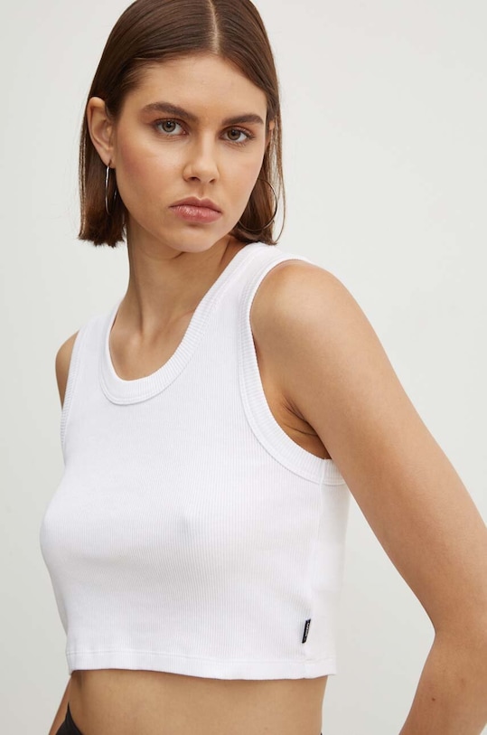 Vans top din bumbac uni alb VN000G3JWHT1