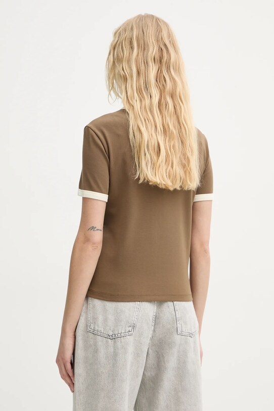 Odzież Miss Sixty t-shirt 6L3SJ3760000 brązowy