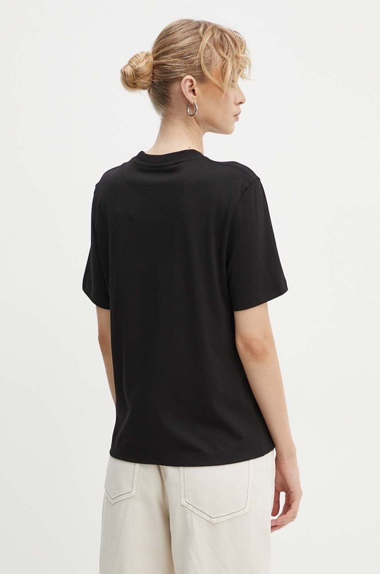 Odzież Miss Sixty t-shirt z domieszką jedwabiu 6L3SJ3780000 czarny