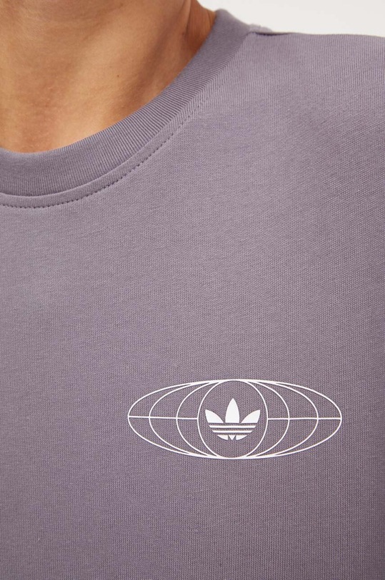Бавовняна футболка adidas Originals IX7658 сірий
