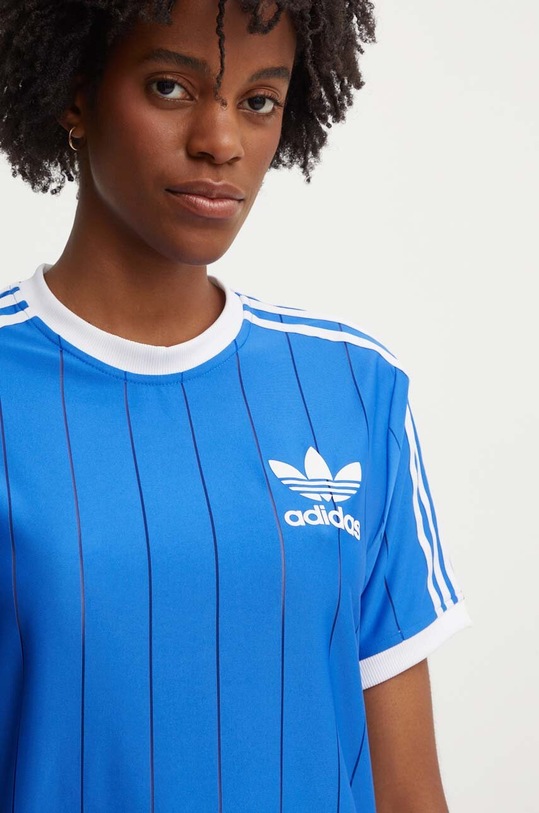 adidas Originals t-shirt wzorzyste niebieski IY7233