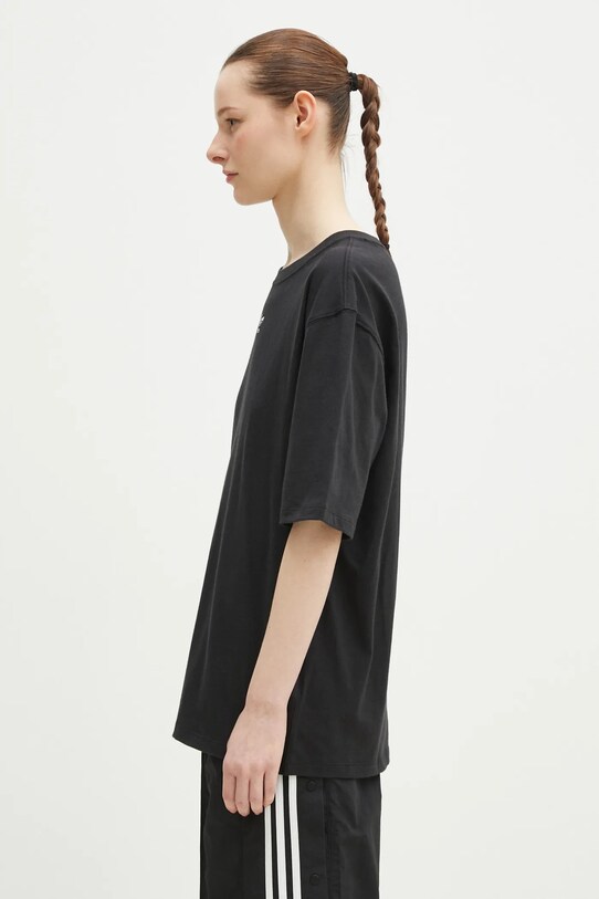 adidas Originals tricou din bumbac Essential IY7321 negru AW24