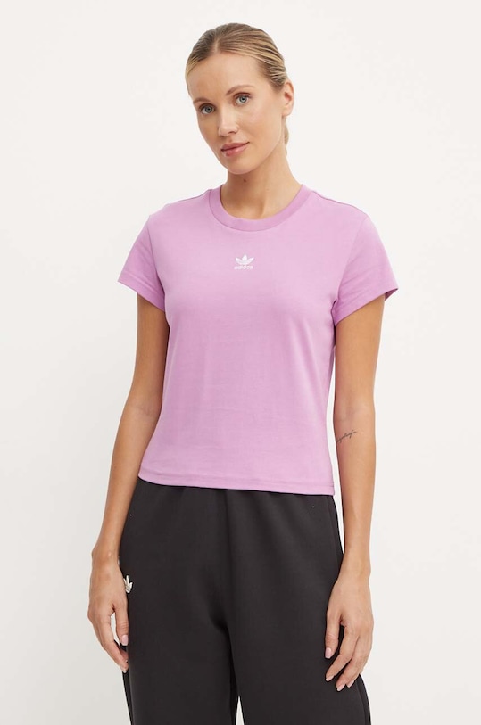 Bavlnené tričko adidas Originals ružová IY7337