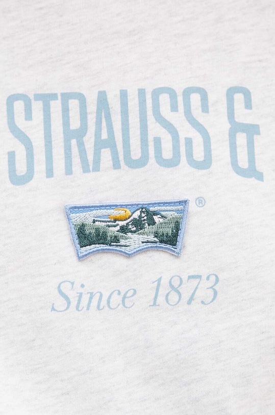 Bavlnené tričko Levi's 17369.2800 sivá