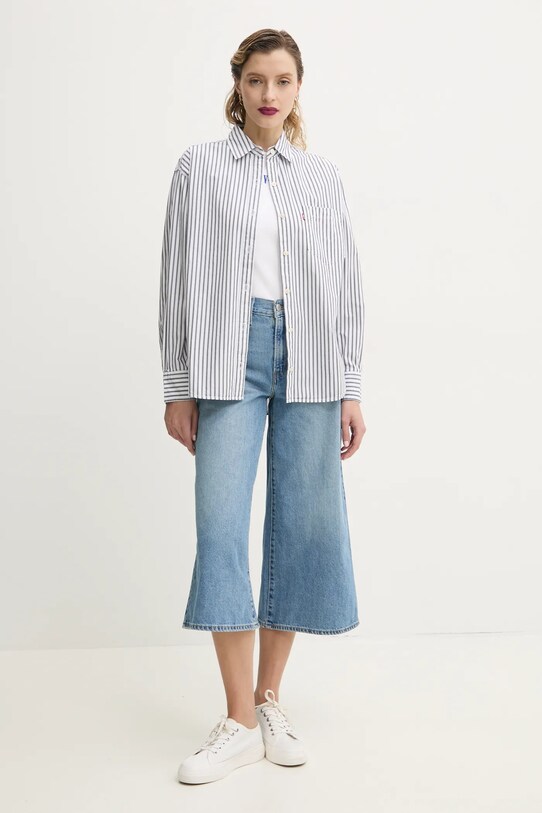 Levi's tricou din bumbac A8798 alb SS25