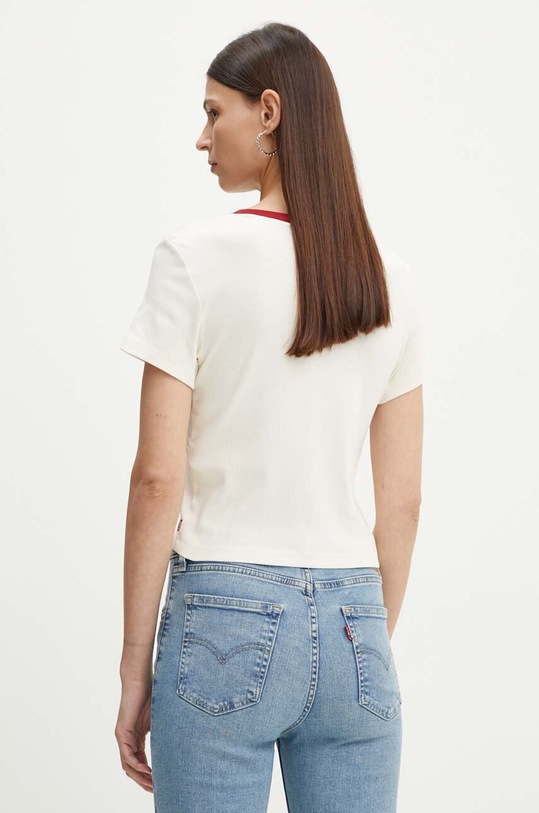 Odzież Levi's t-shirt bawełniany A8798 beżowy