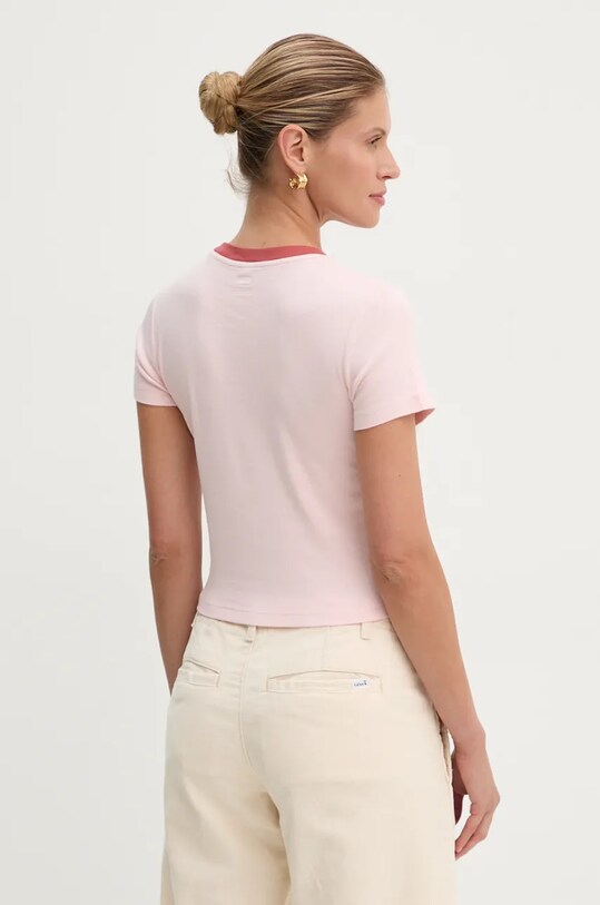 Odzież Levi's t-shirt bawełniany A8798 różowy