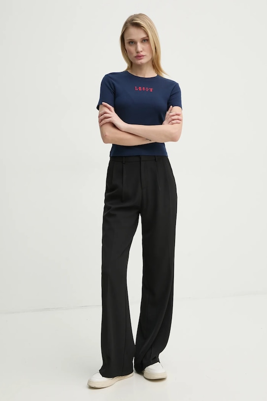 Levi's t-shirt bawełniany A8798 granatowy SS25
