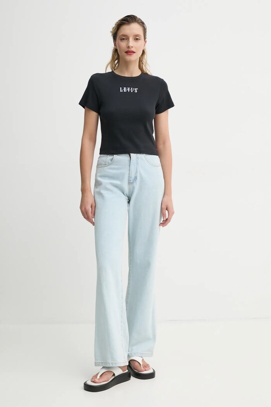 Levi's t-shirt bawełniany A8798 czarny SS25