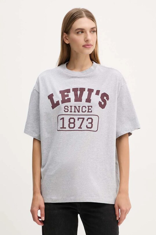 Levi's tricou din bumbac gri 000G4