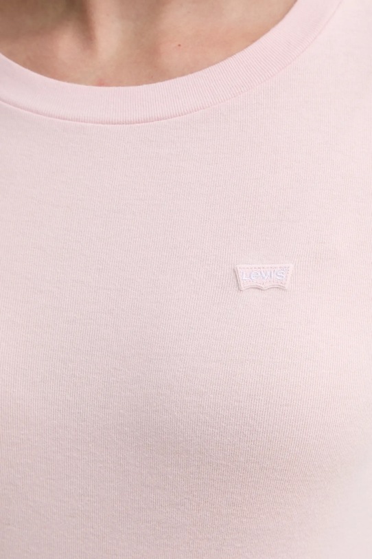 Tričko s dlouhým rukávem Levi's 000KL růžová