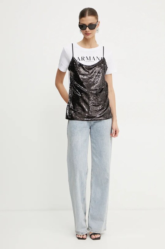 Armani Exchange t-shirt bawełniany XW000064.AF10356 biały AW24