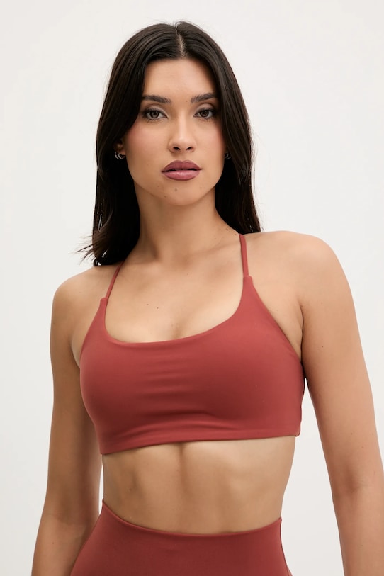 Jógová podprsenka JOYINME Breeze jemně vyztužené oranžová Top.Breeze