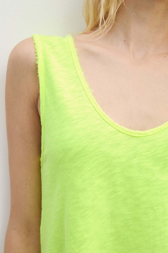 American Vintage top bawełniany SON29GH24 żółty